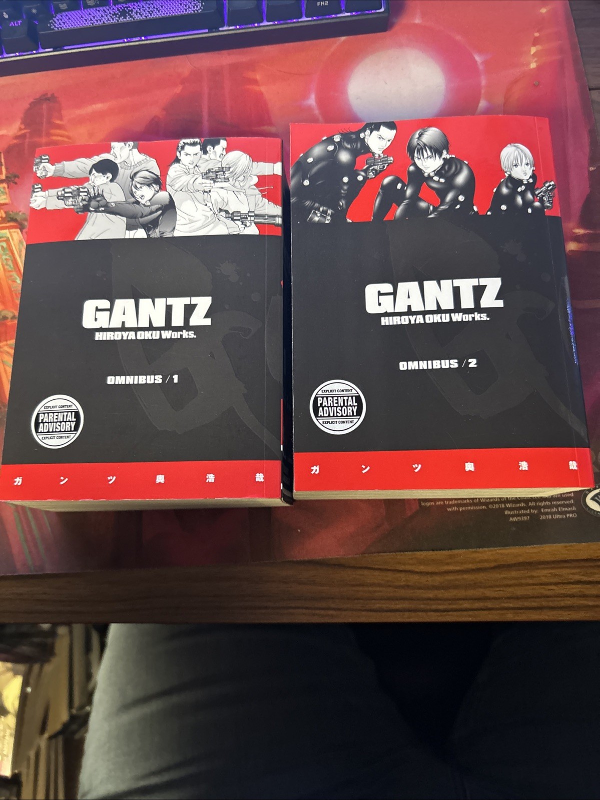 Gantz Omnibus Manga Set 1 and 2 by Dark Horse Comics English Paperback Books