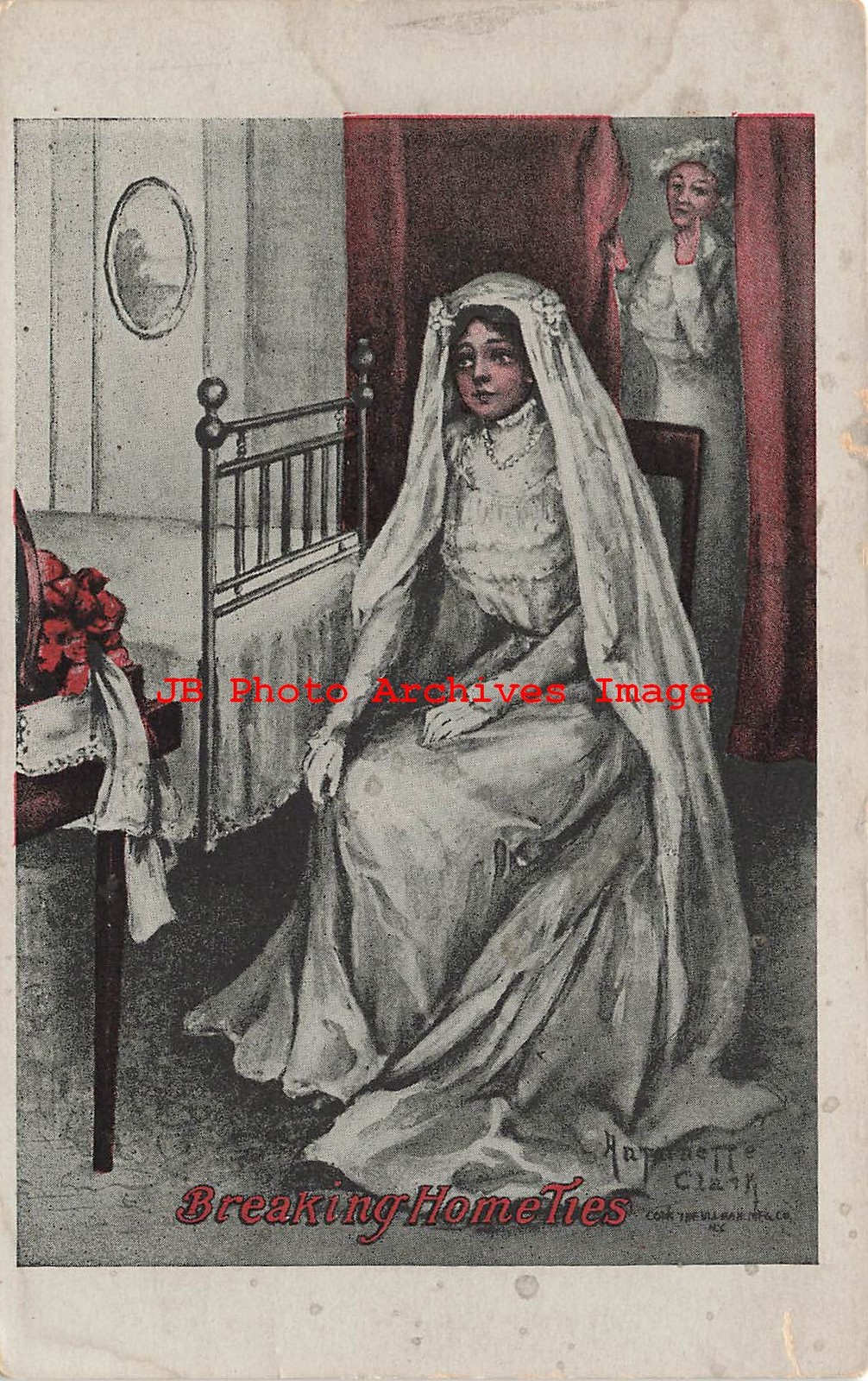 Antoinette Clark, Ullman Home Ties No 204, Breaking Home Ties, Wedding