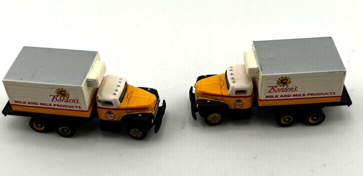 Mini Metals 50276 Borden's Milk Truck Set 1:160 N Scale Diecast IH R-190 Van Mini Metals 50276 Borden's Milk Truck Set 1:160 N Scale Diecast IH R-190 Van