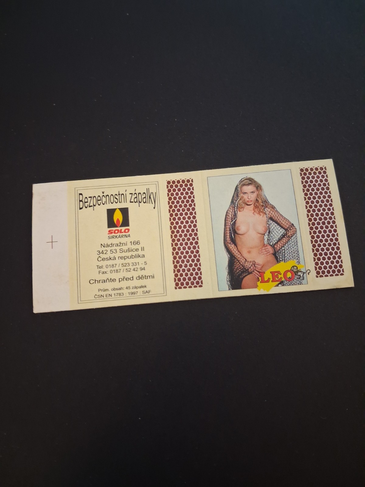 Vintage Girlie Matchbook “Busty Model Girl Vintage Girlie Matchbook “Busty Model Girl