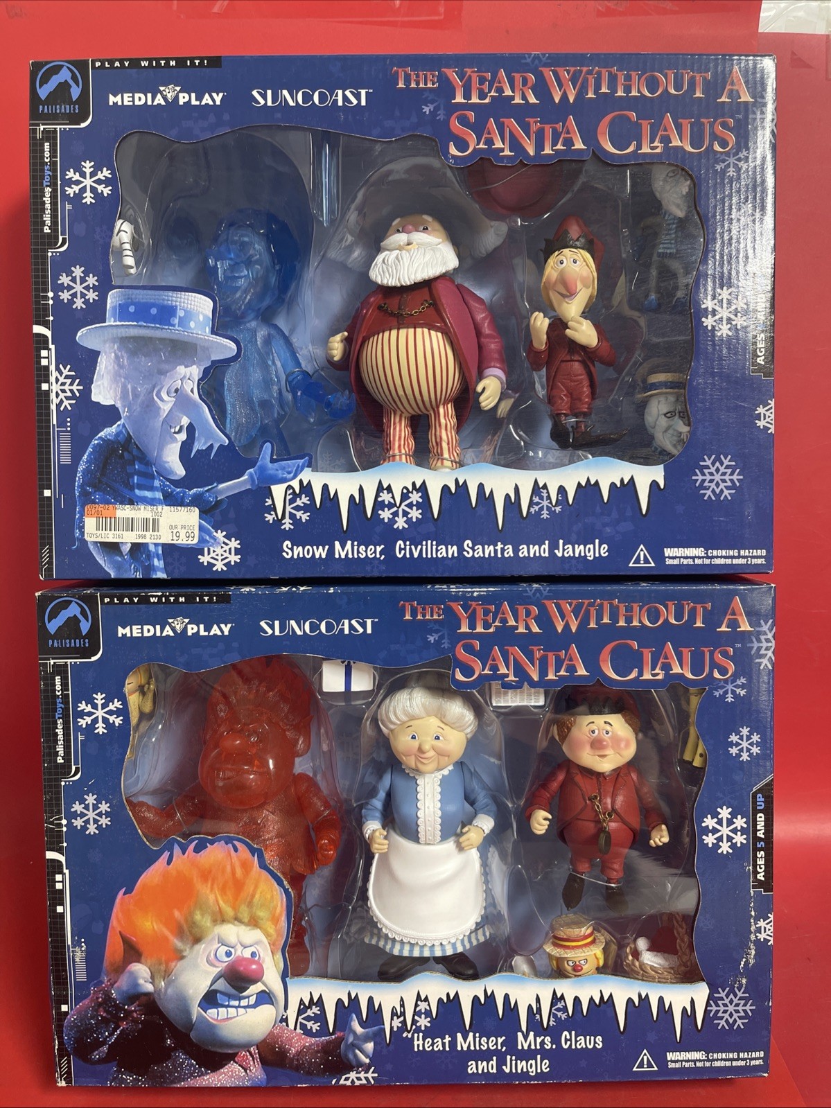 The Year Without A Santa Claus 2 Box Set Figure Variant Rare