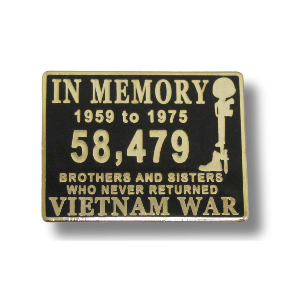 In Memory of Vietnam War Pin Military Lapel Hat Pin 1\