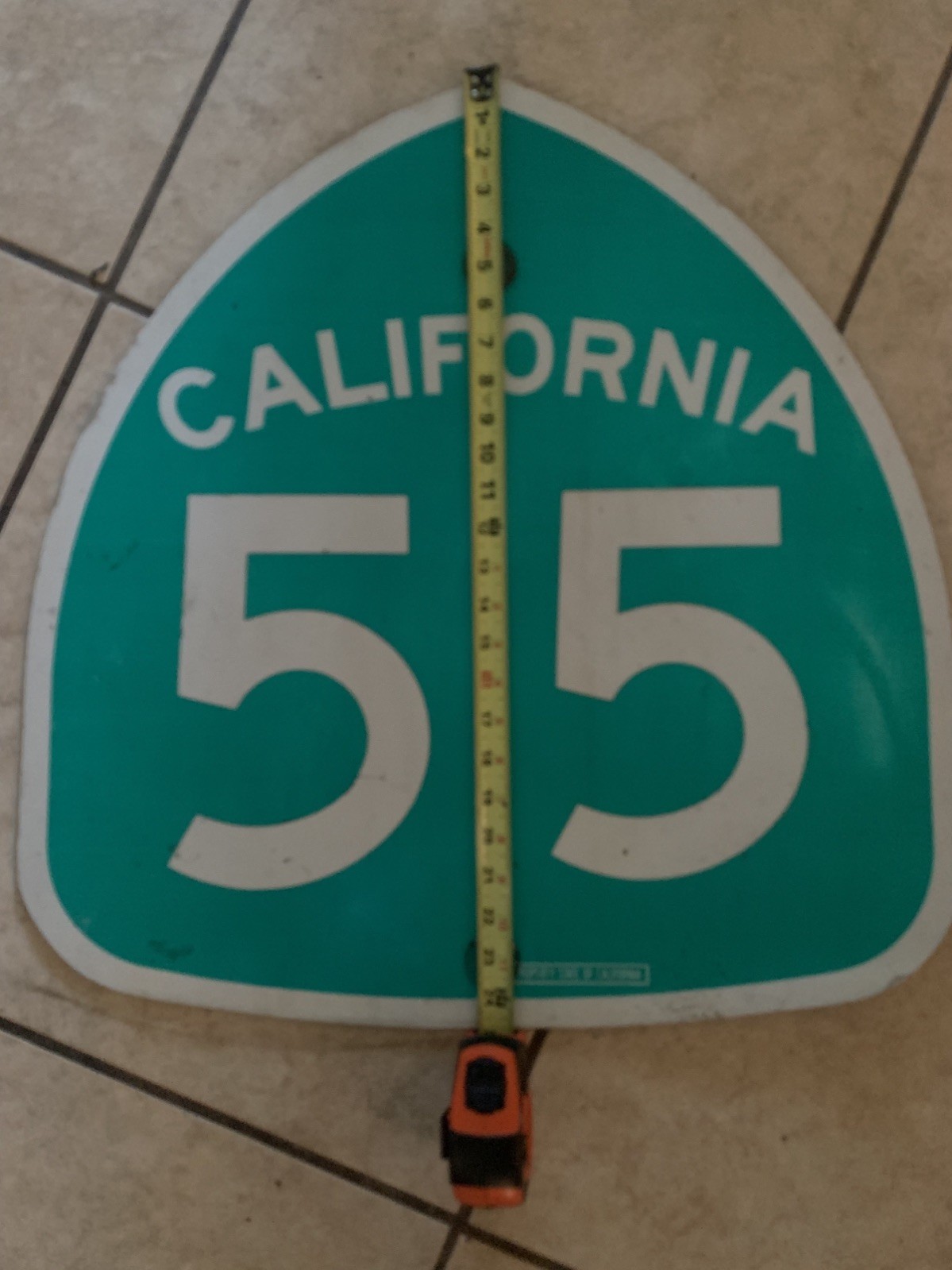 55 Vintage Retired California Freeway Sign