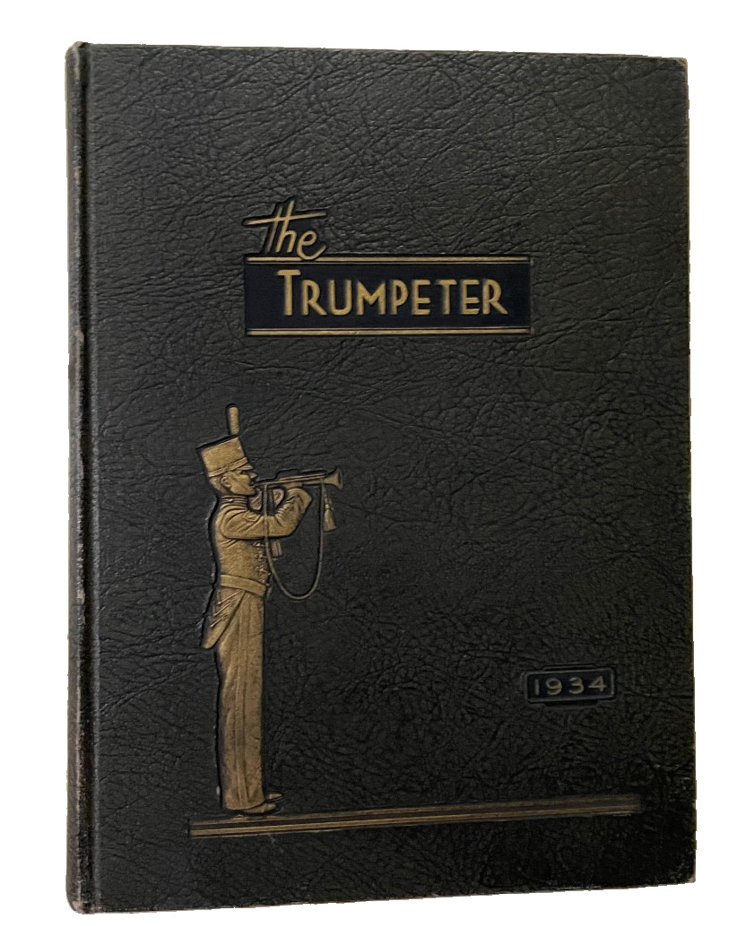 1934 St John\'s Military Academy Yearbook Annual/ The Trumpeter Delafield WI