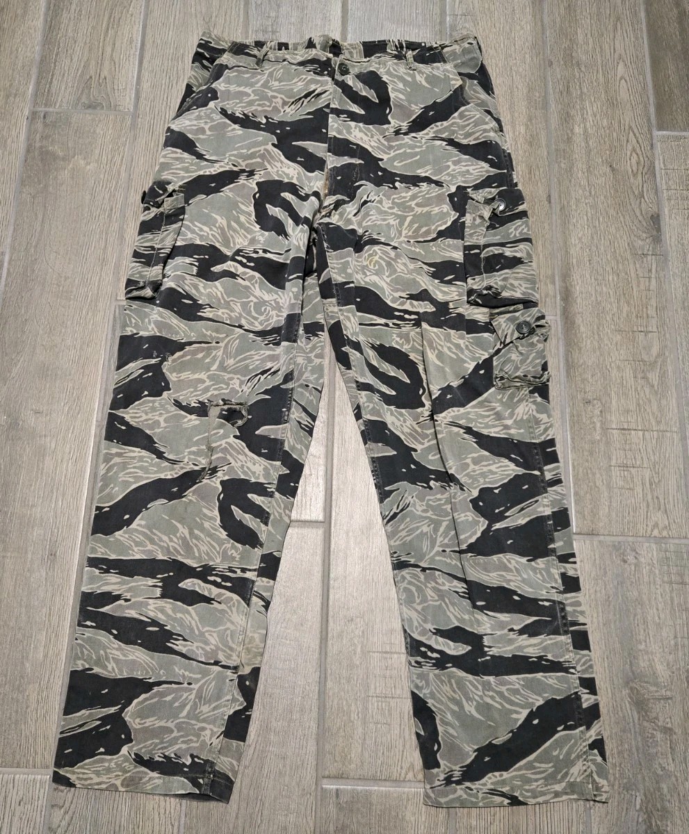 Vietnam War Tiger Stripe Camo Pants Trousers Light Weight Original US M Medium