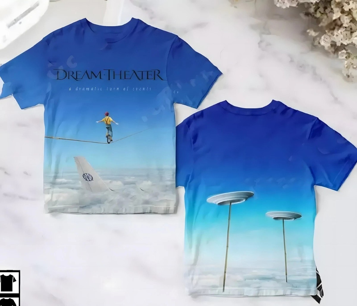 polyester  Dream Theater A Dramatic Turn Of Events Album Cover AOP 3D U18.728