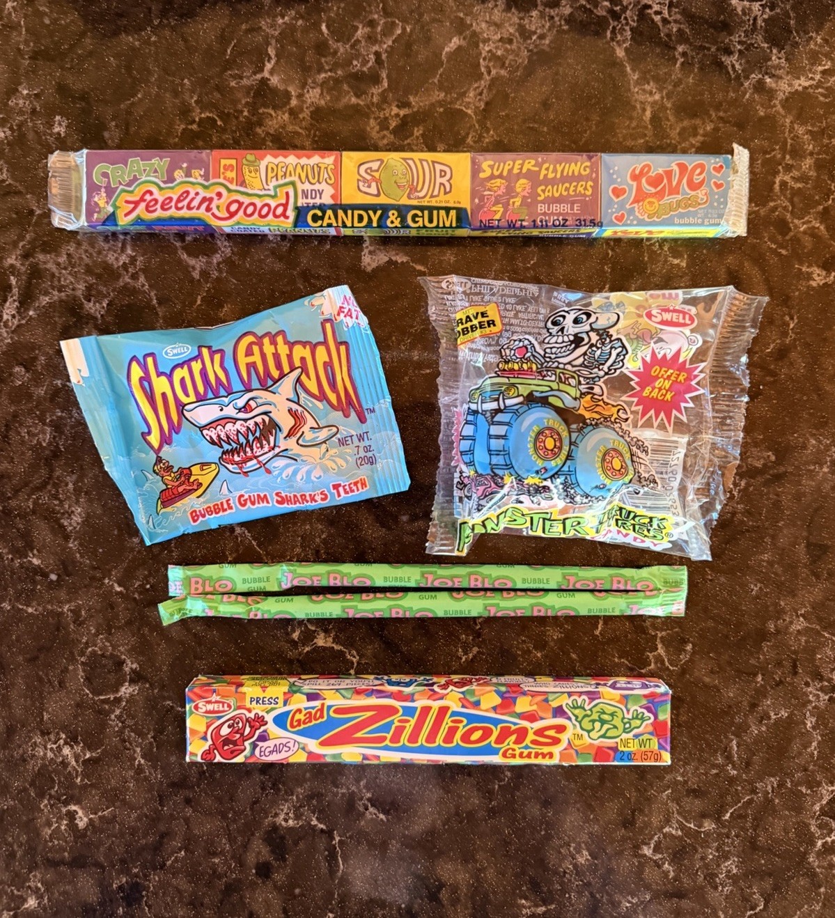 Vintage SWELL Philadelphia Chewing Gum Co. NOVELTY BUBBLE GUM / CANDY Lot - NOS
