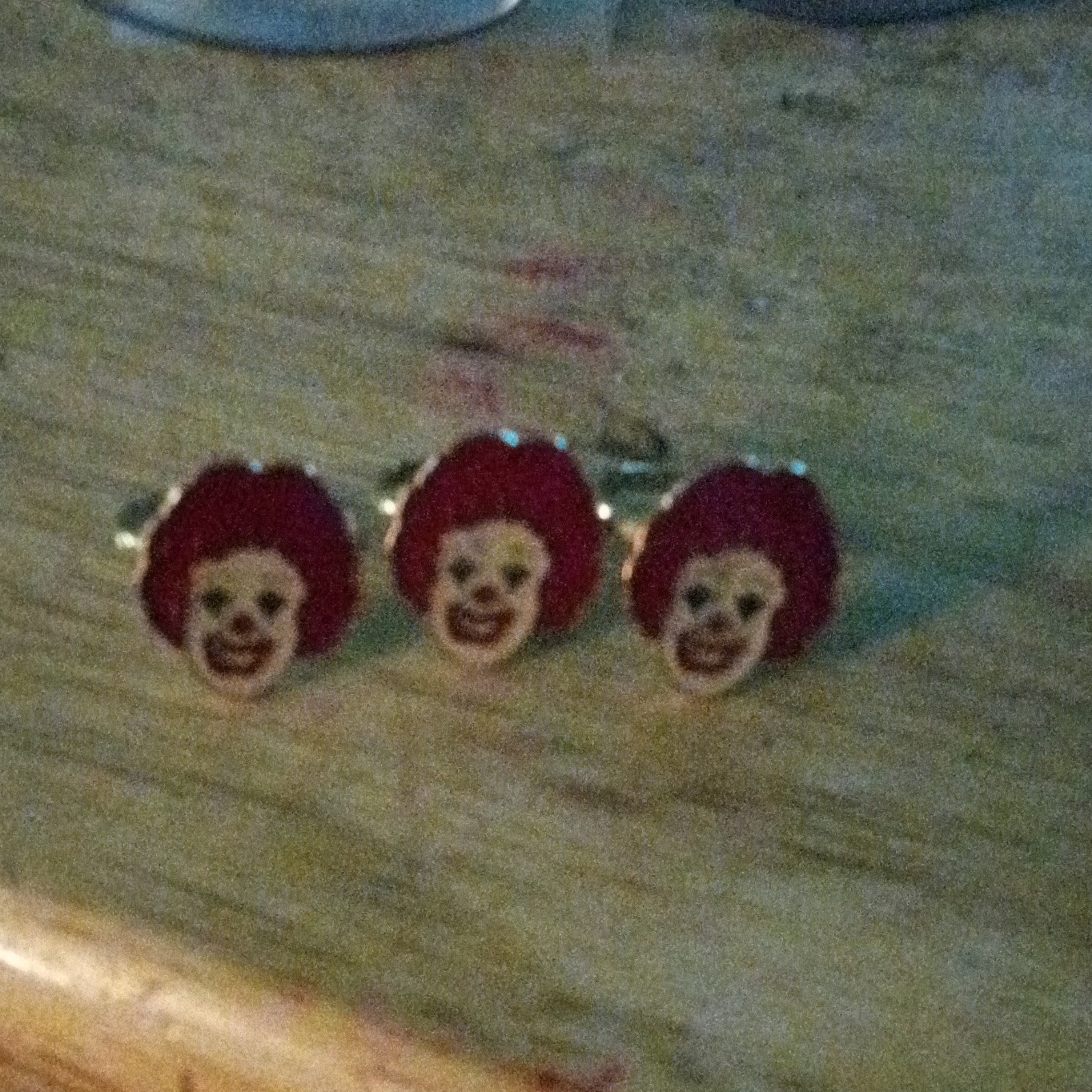Vintage 70\'s Ronald McDonald’s PROMO Premium 3 ring lot Toy Ring *SHIPS FREE*