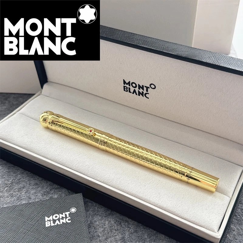 Mb Gold Black Classique Luxury Rollerball Pen 164 New With Box Mb Gold Black Classique Luxury Rollerball Pen 164 New With Box