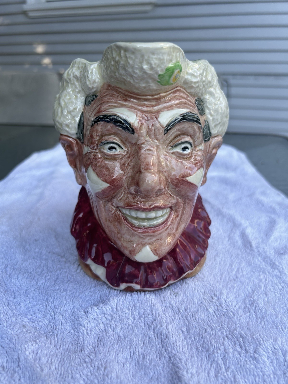 Royal Doulton 1950 the Clown Toby Large Mug Jug Pitcher 6.25