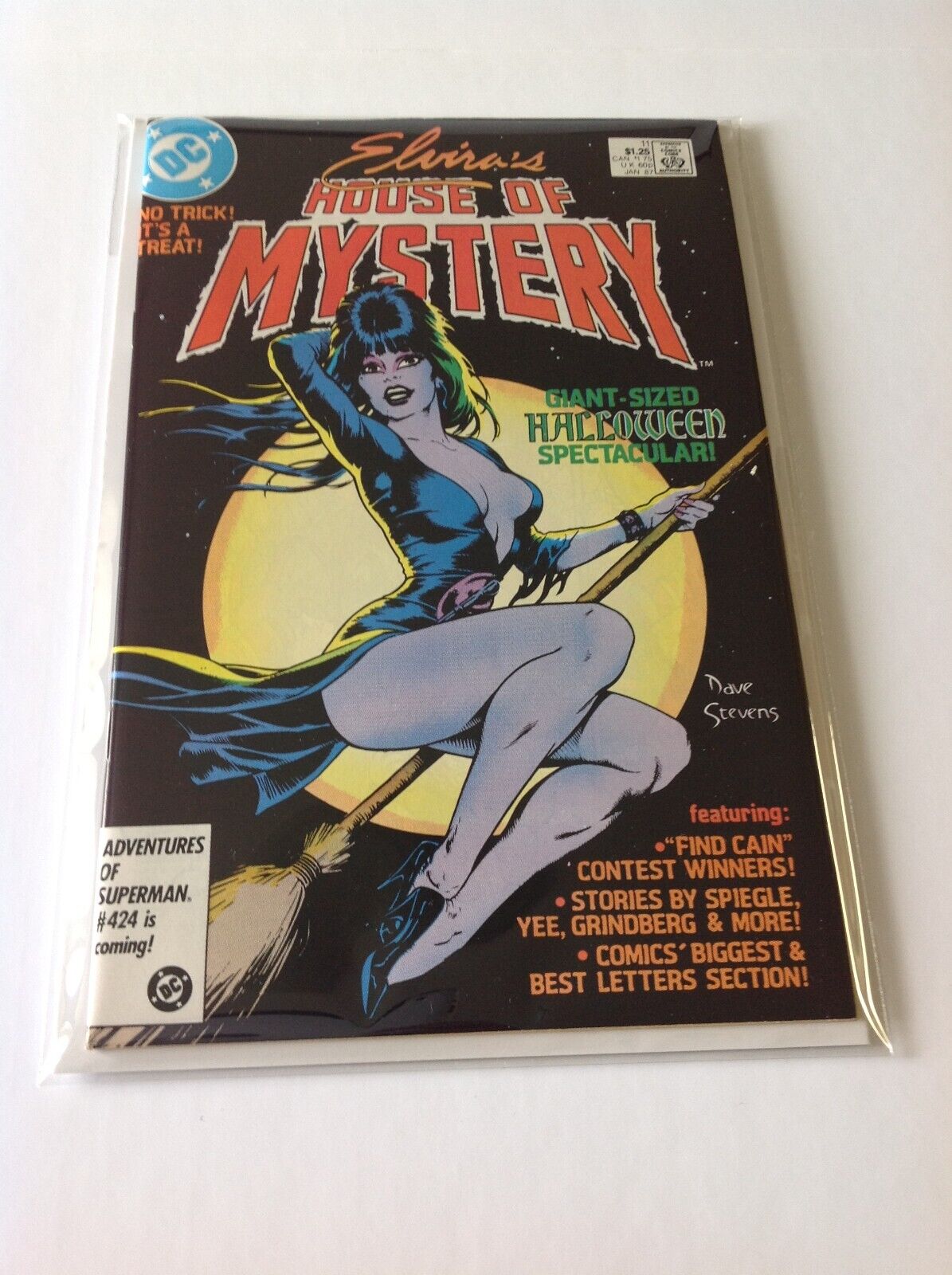 Elvira's House Of Mystery #11 1987 Dave Stevens Classic Good Girl Art Cover