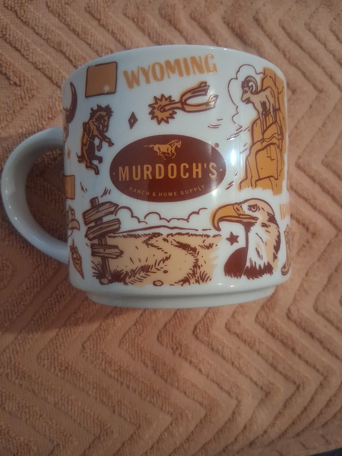 Murdoch\'s 15oz Western Coffee Tea  Mug Wyoming Montana Idaho Nebraska Colorado.