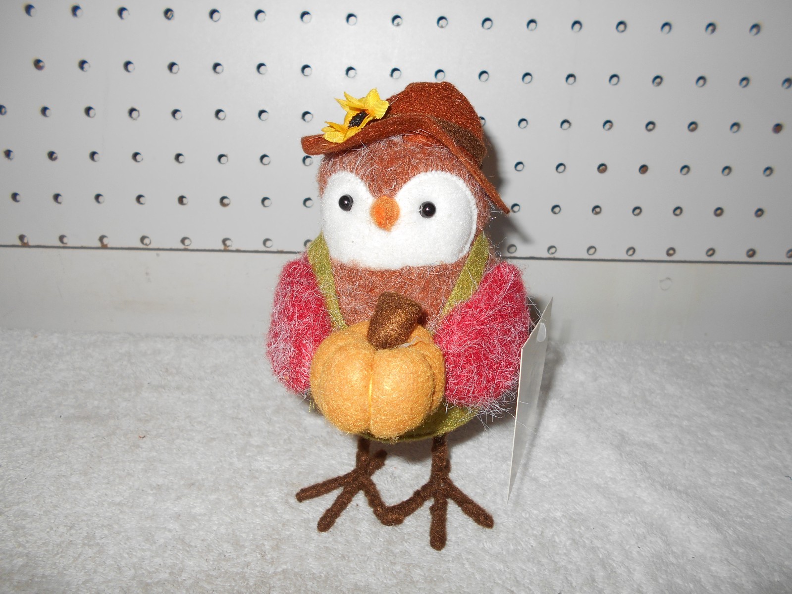 2021 NEW W/TAGS TARGET HARVEST FEATHERLY FRIENDS GRADEY BIRD HOLDING PUMPKIN