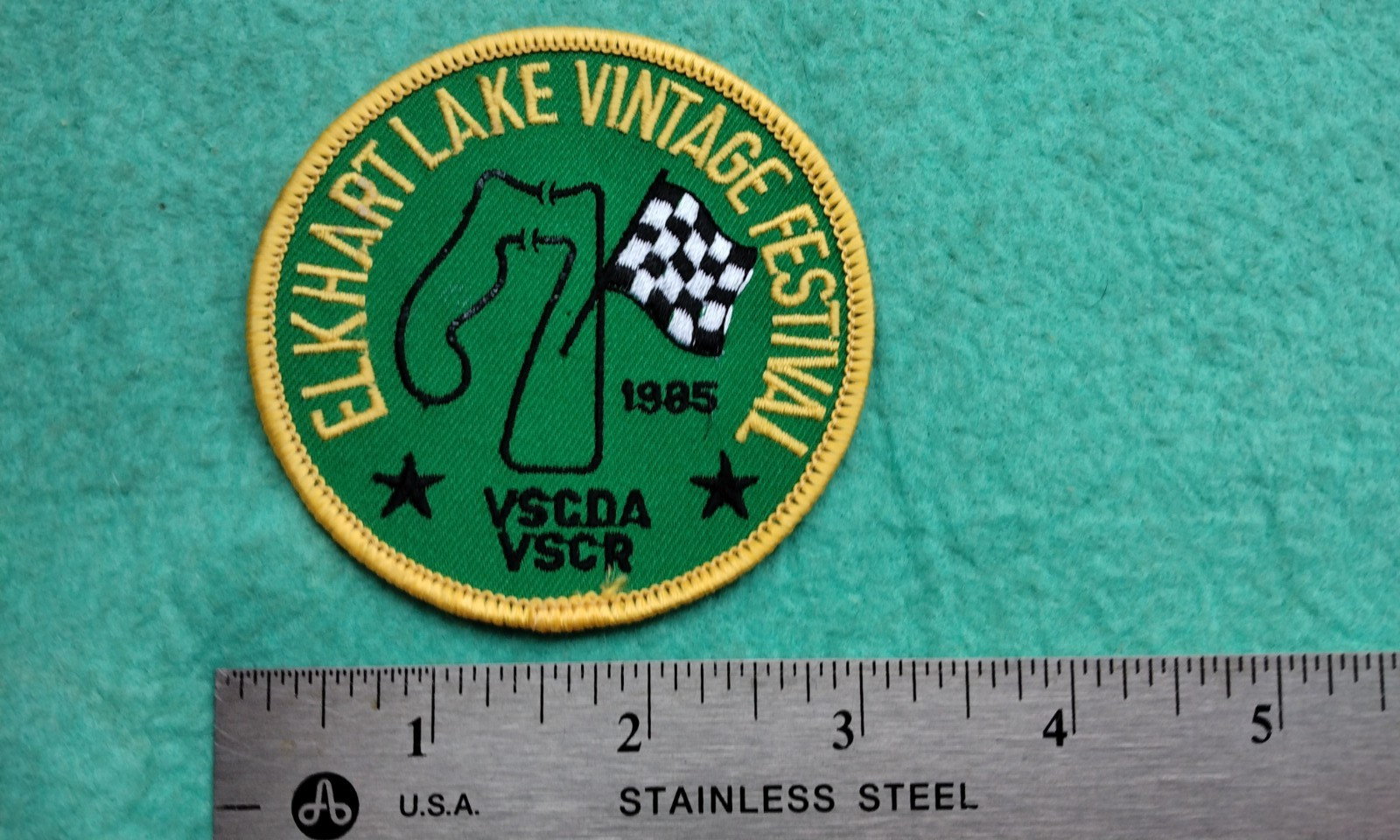Vintage Elkhart Lake Vintage 1985 Racing Patch