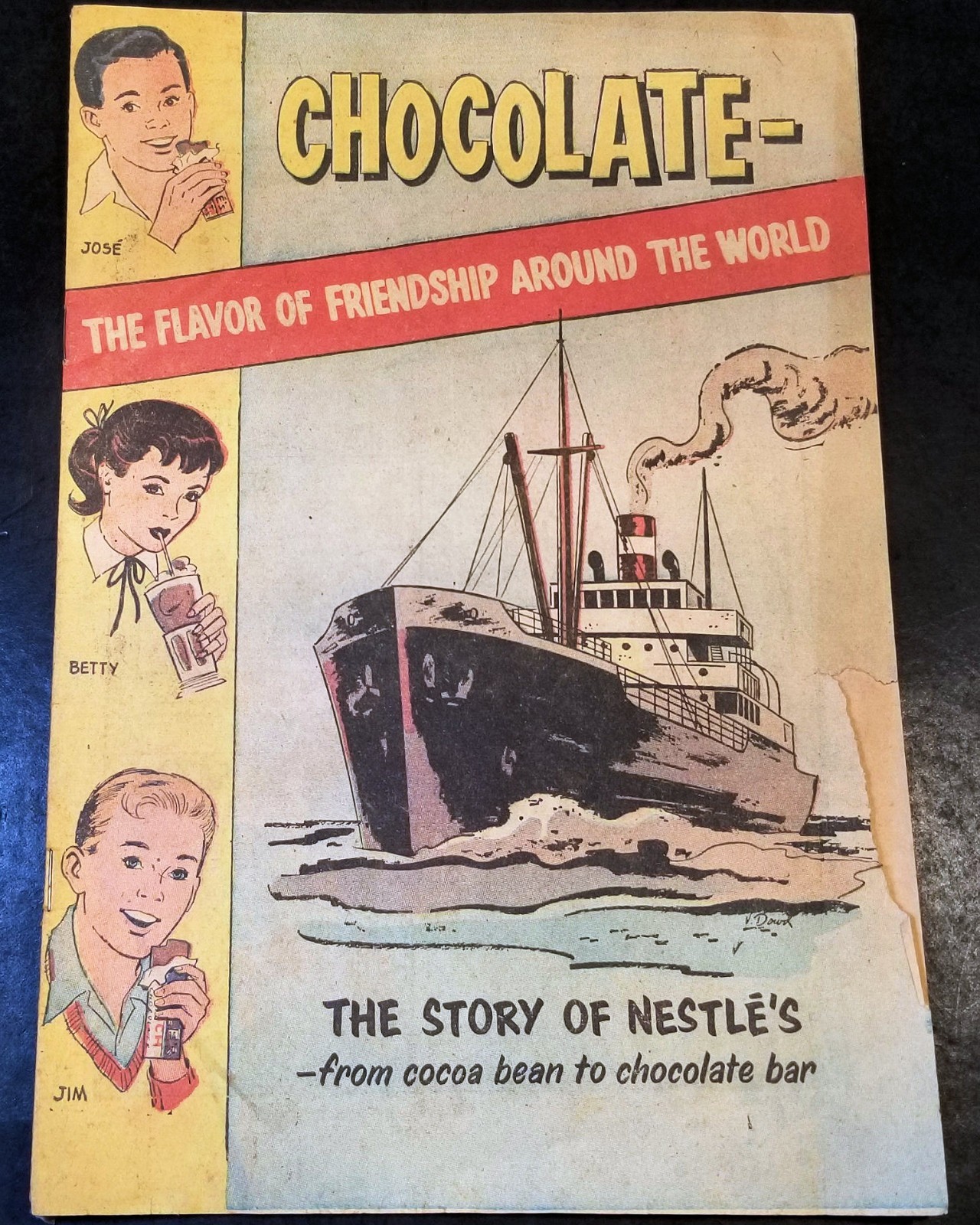 Nestlé Chocolate: Flavor of Friendship Industrial Promotional Comic World Cultur
