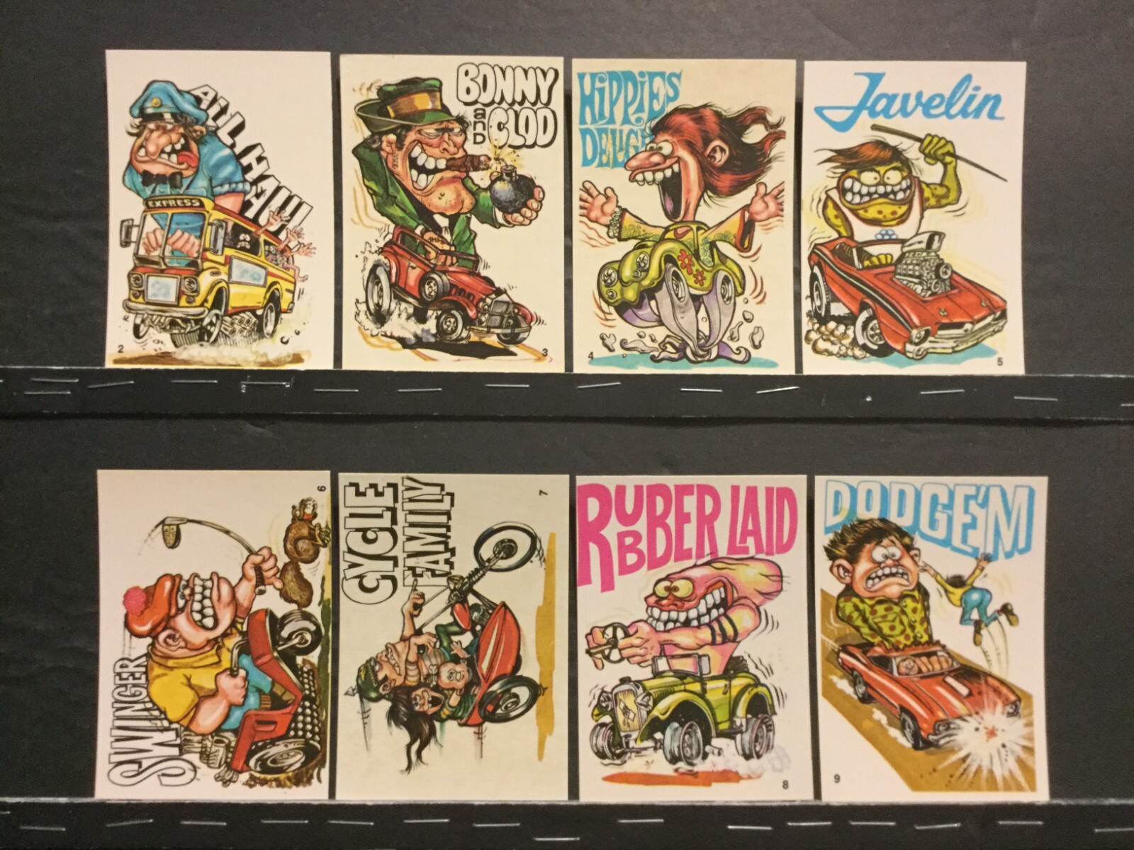 1973 Donruss Fabulous Odd Rods -Lot of 34 Different-See Images  Sku386