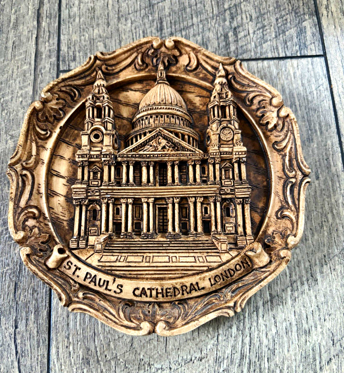 St Paul's Cathedral London Brown Wall-Mounted Decorative Plaque