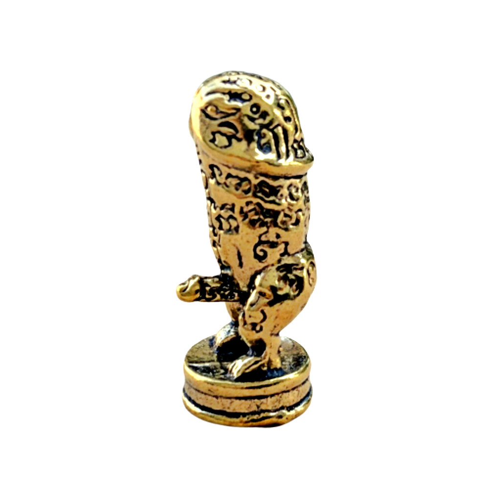 Love Soulmate Attraction Tantric Buddha Pocket Amulet Yant Brass Gold Figurine
