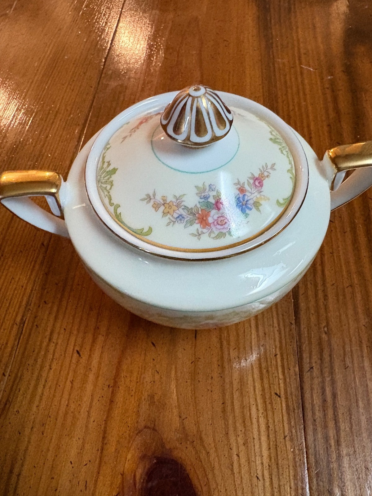 VINTAGE NORITAKE GLENDOLA SUGAR BOWL C1933 DISCONTINUED