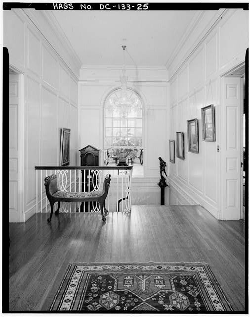 Photo:Washington DC Woodrow Wilson House 1930s Main Hall Solarium Interior