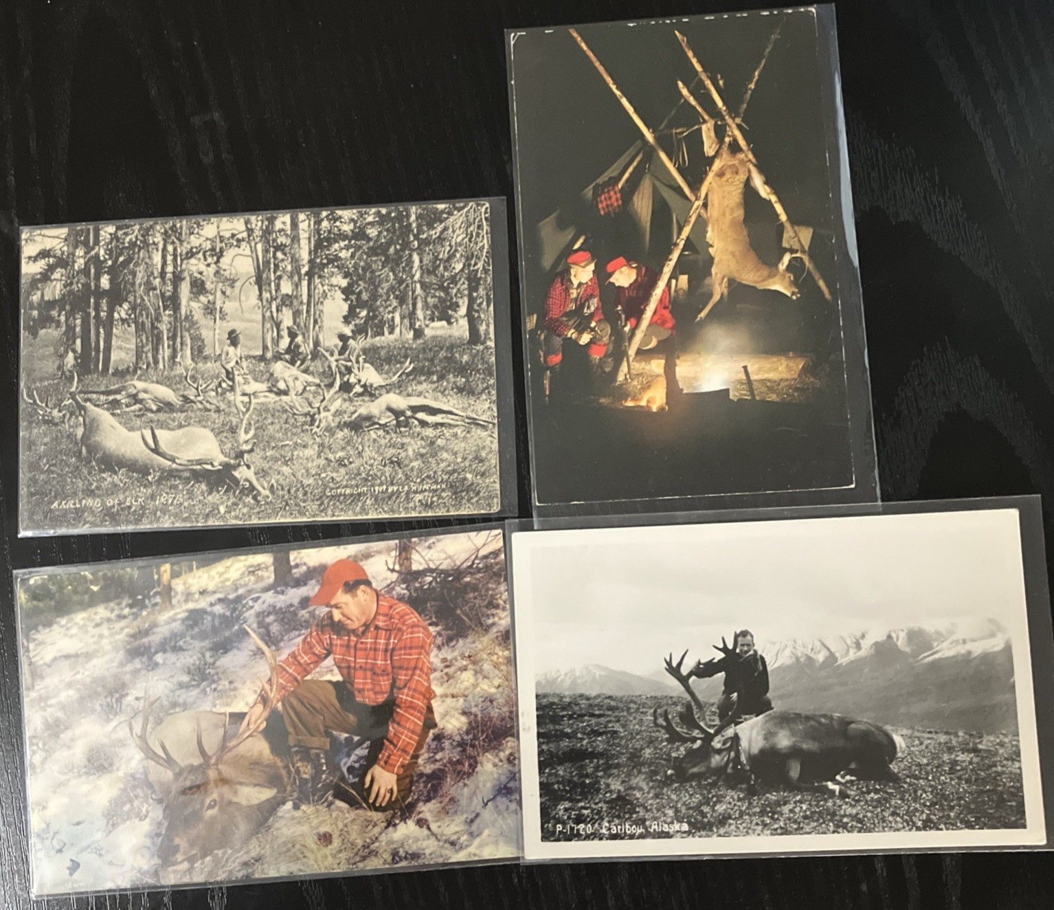 4 Vintage Hunting Postcards Lot 1900s Montana Elk RPPC BC Canada Alaska H2 4 Vintage Hunting Postcards Lot 1900s Montana Elk RPPC BC Canada Alaska H2