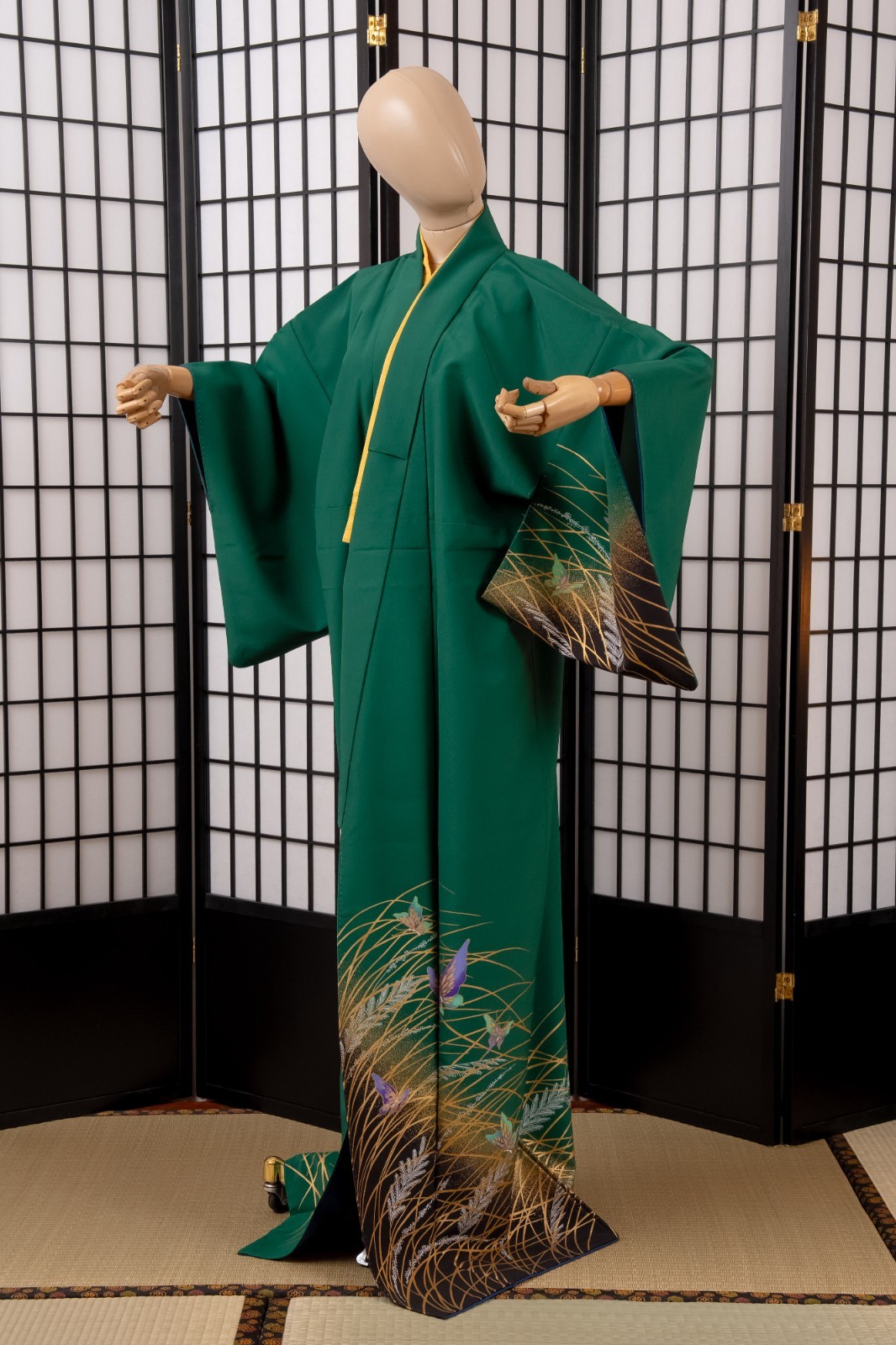DEAR VANILLA JAPANESE KIMONO WOMEN'S ROBE GOWN AUTHENTIC MADE IN JAPAN VINTAGE