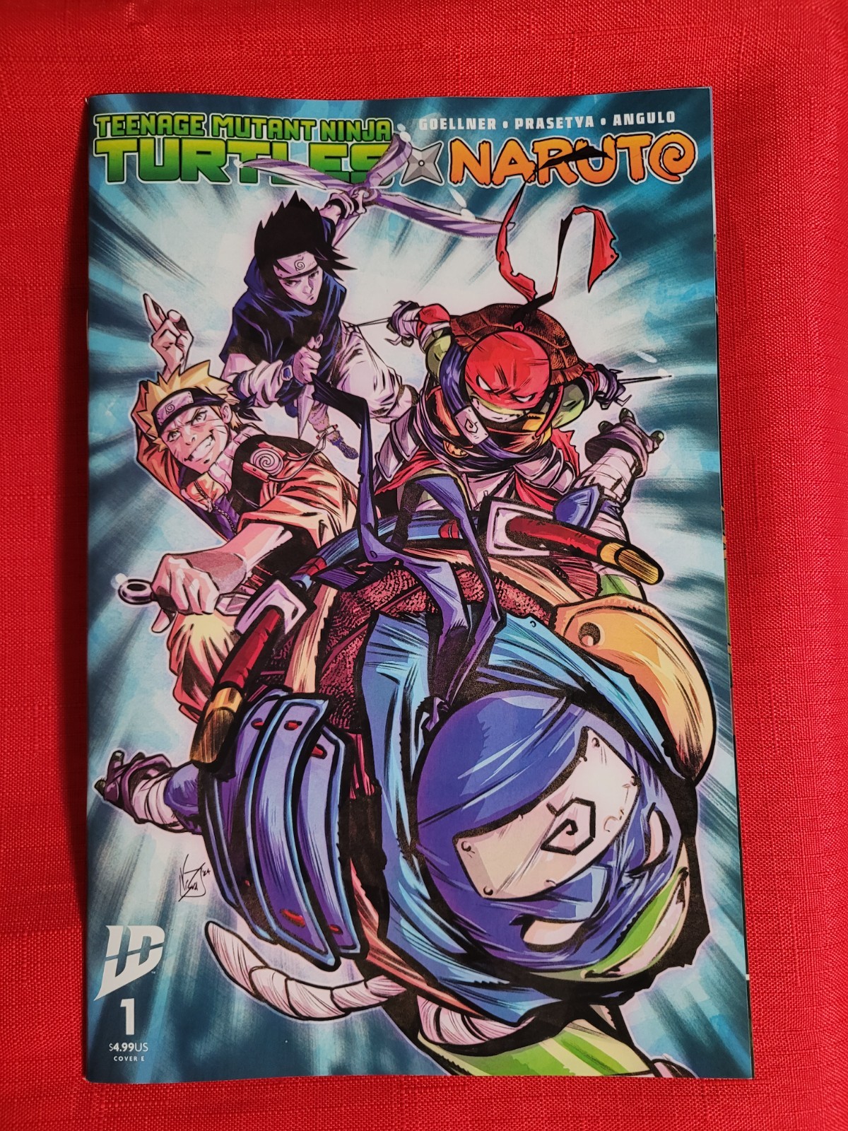 TMNT Naruto #1- CVR E Vincenzo Federici Variant, 1ST PRINT IDW 2024 VF/NM