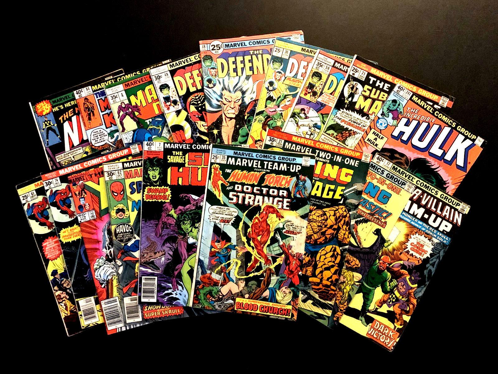 Vintage Mixed Lot  Marvel Comics Late 70's-80's, Perfect For Kids or Collectors