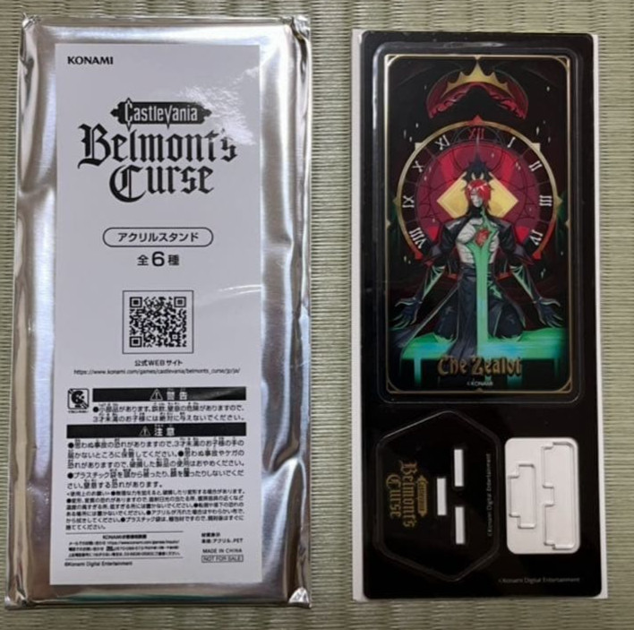 TGS 2026 Castlevania Tarot Acrylic Stand The Zealot From Japan NEW