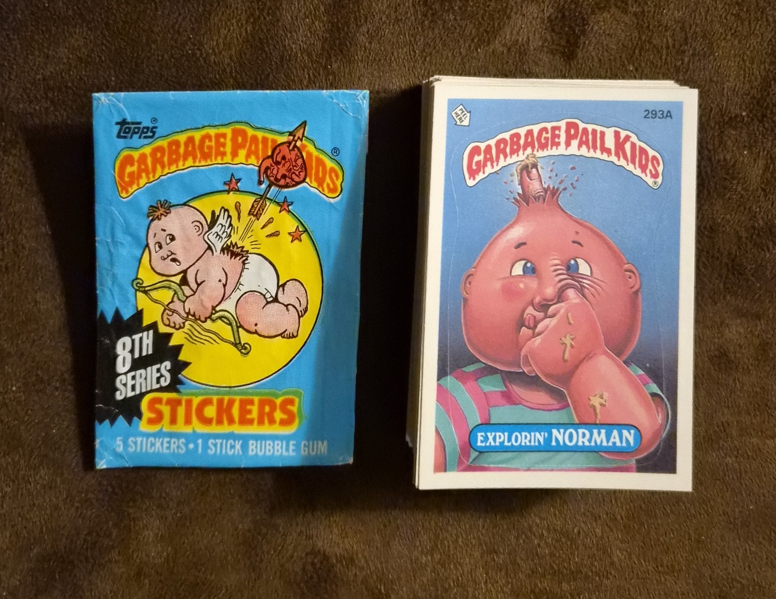 1987 Topps Garbage Pail Kids Original Series 8 Complete Set NR-MT 