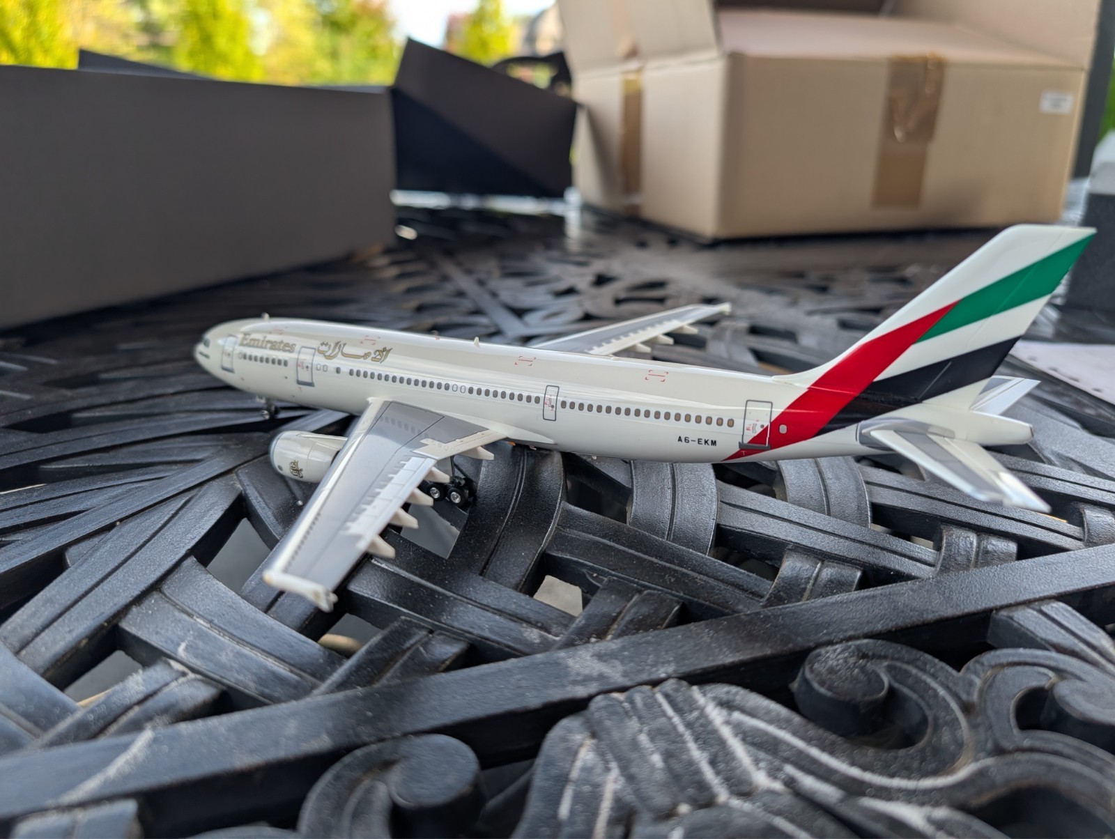 Herpa Premium Series Emirates Airbus A300-600 1/200 Excellent - LOOK