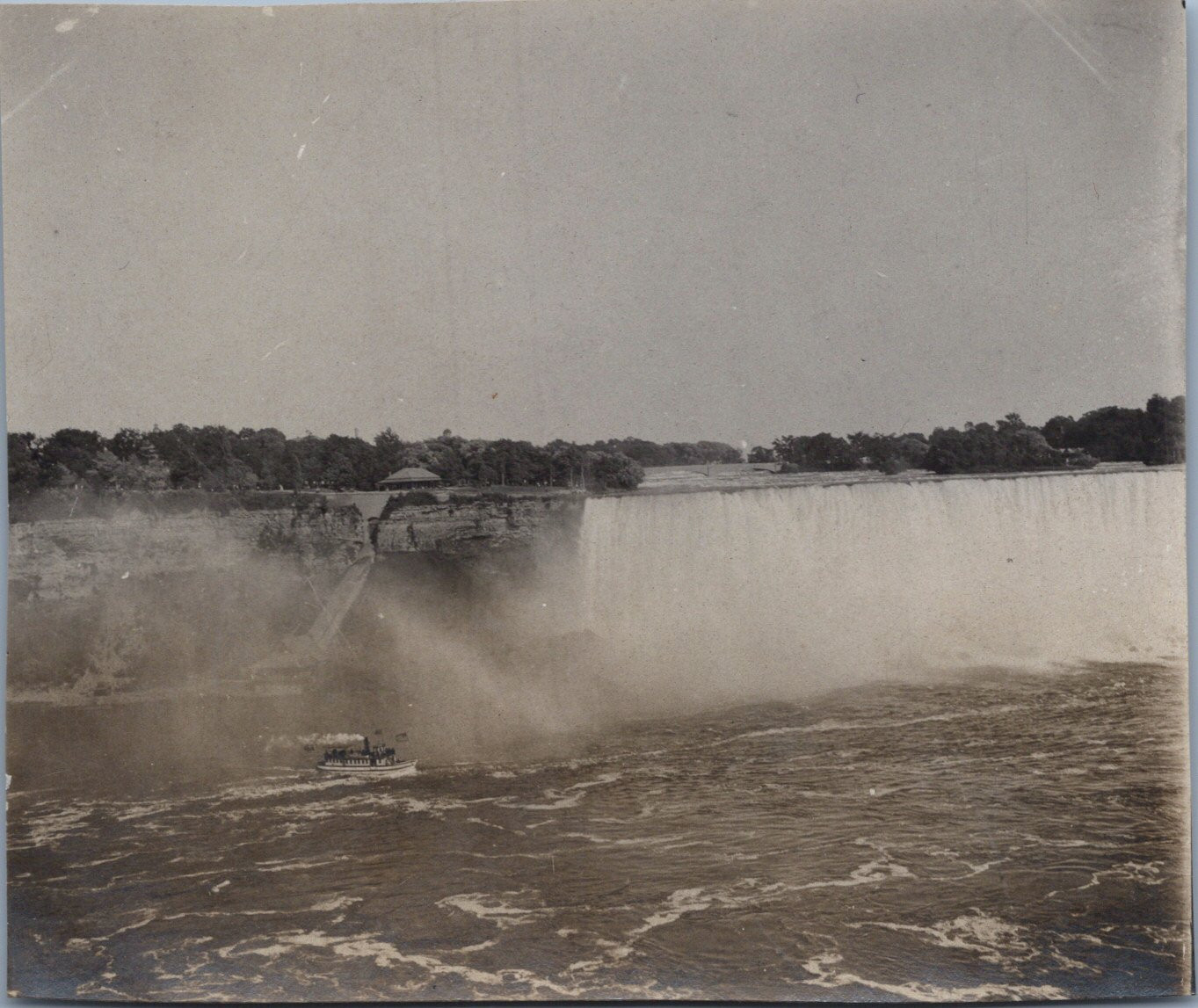 Canada, Niagara, Canadian Falls, Vintage Print, ca.1910 Vintage Print Shooting