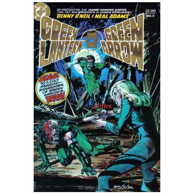 Green Lantern/Green Arrow #2 in Near Mint condition. DC comics [v`