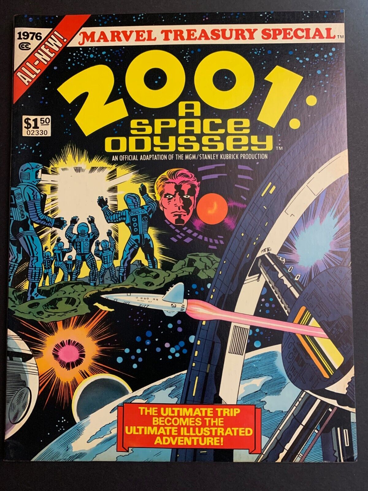 2001: Space Odyssey Marvel Treasury FN-VF -- Oversize Edition Kirby  1976