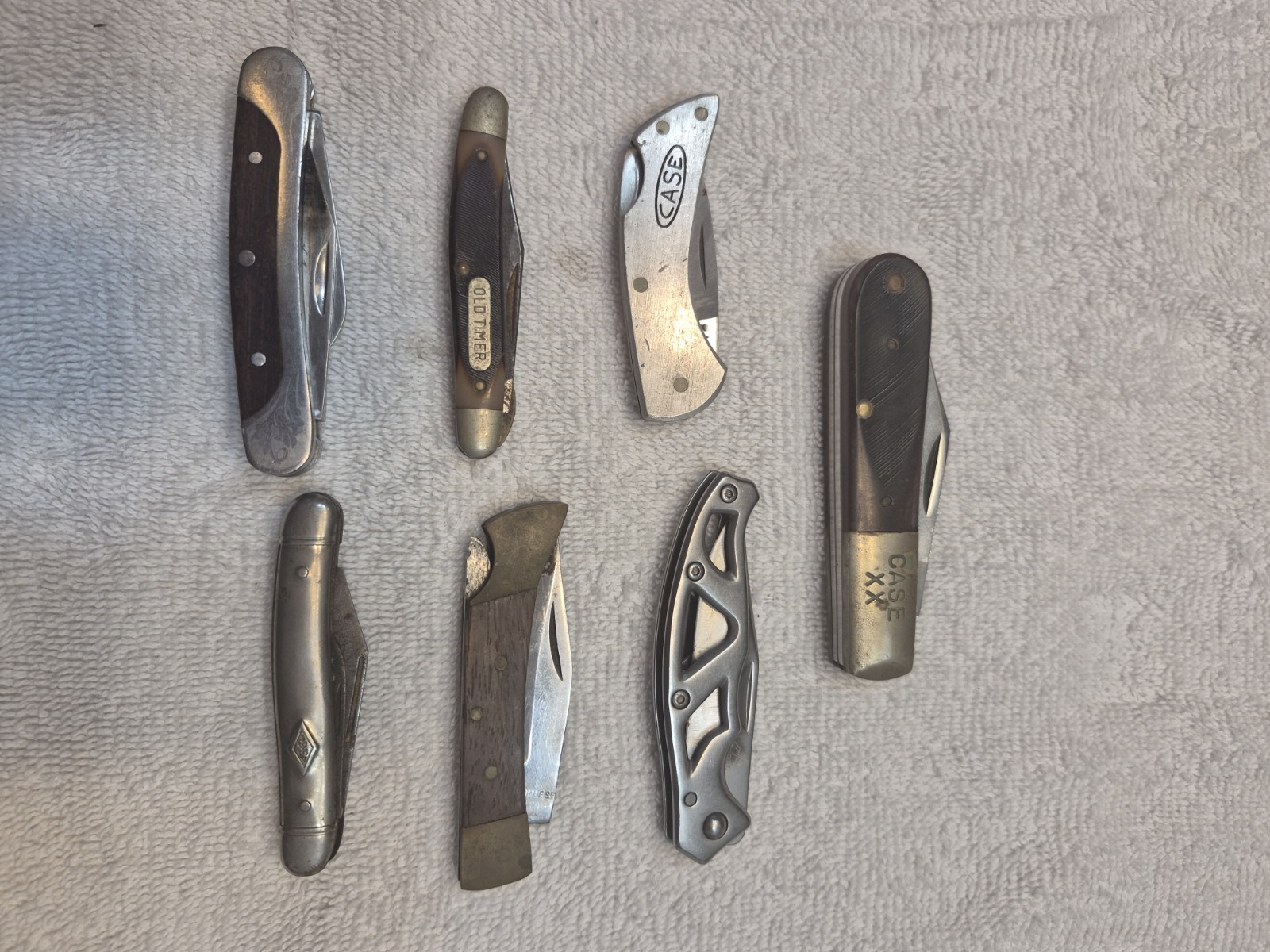 Case & Old Timer Mixed Lot Folding Pocketknives w/ Screwdriver
