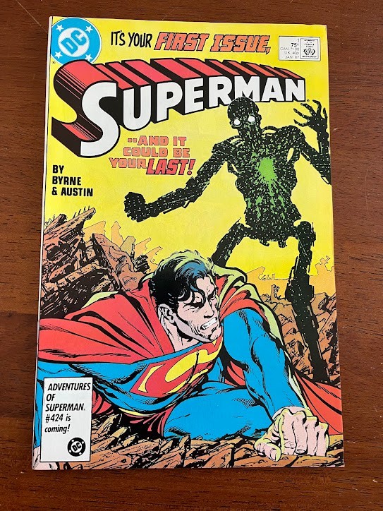SUPERMAN # 1 VF+ DC COMICS 1987 JOHN BYRNE WAREHOUSE FIND UNREAD COPIES