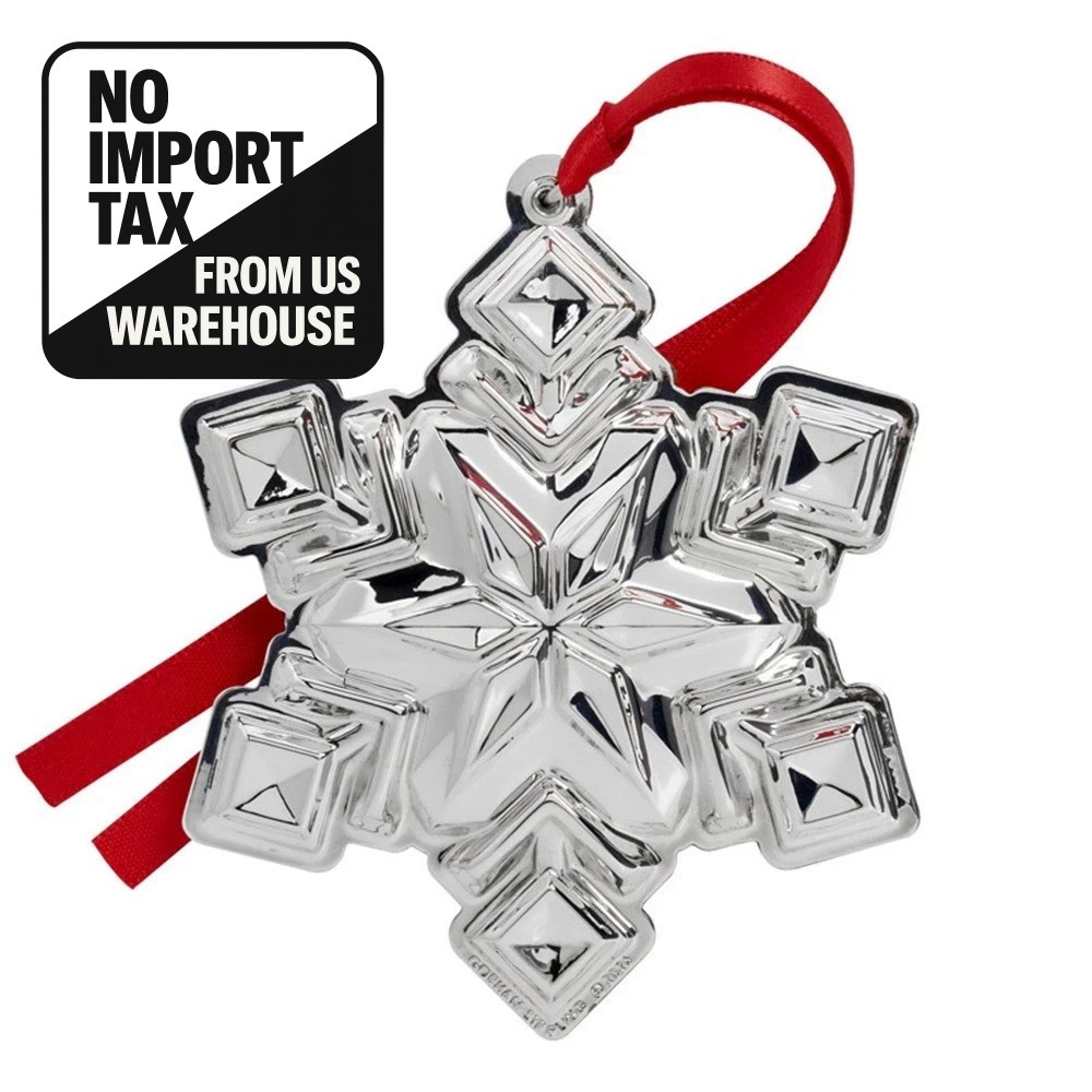GORHAM, 2026 ANNUAL STERLING SILVER SNOWFLAKE ORNAMENT, 57TH EDITION, MIB. GORHAM, 2026 ANNUAL STERLING SILVER SNOWFLAKE ORNAMENT, 57TH EDITION, MIB.