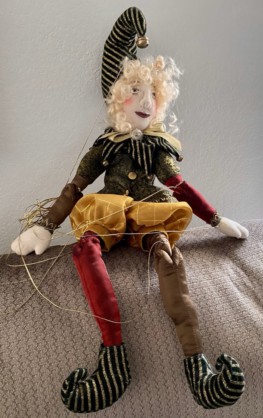 VTG Mark Robert’s Marionette Jester Elf  Puppet 24