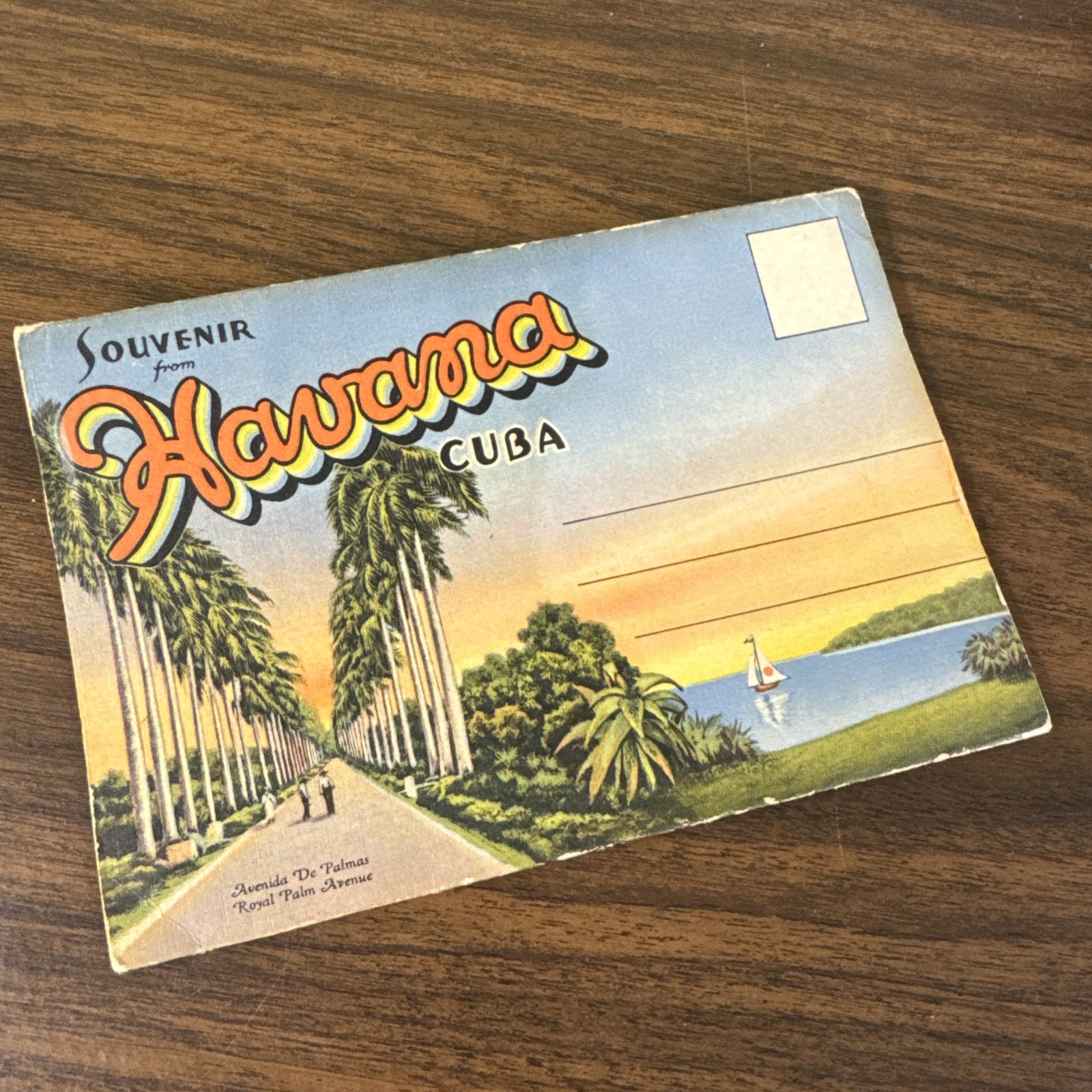 VINTAGE HAVANA CUBA 1930\'S POSTCARD MAILER WITH 18 BEAUTIFUL PHOTOS