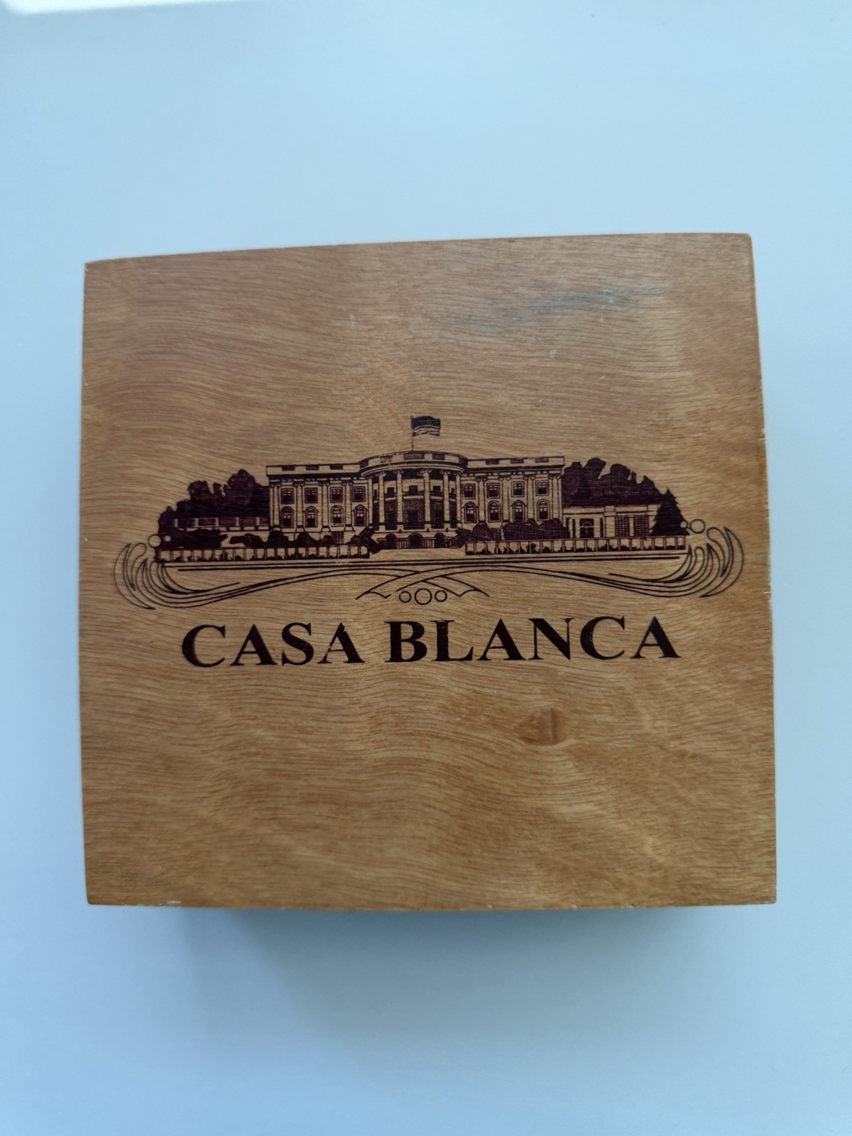 Casa Blanca Half Jeroboam Luxury Cigar Wooden Box EMPTY Dominican Republic Casa Blanca Half Jeroboam Luxury Cigar Wooden Box EMPTY Dominican Republic