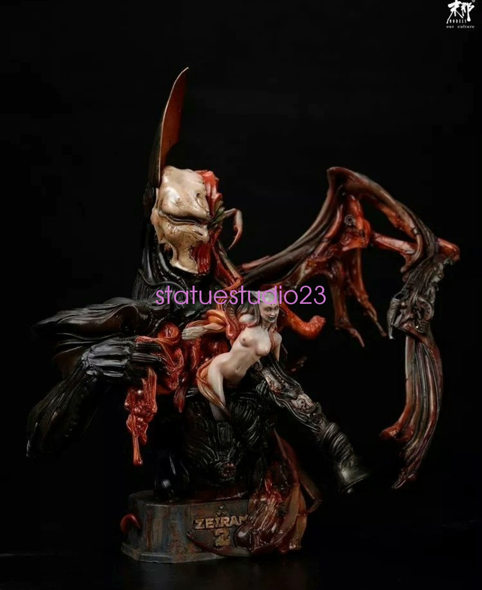 Unpainted Resin 1/3 TAKAYUKI TAKEYA ZEIRAM2 Bust 35cm Model GK Statue In Stock