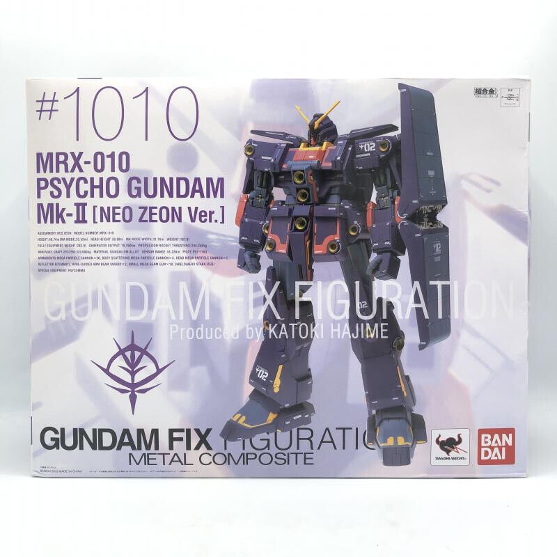 Bandai Gff Mc 1010 Psycho Gundam Mk-Ii Neo Zeon Specification Mobile Suit Zz Box