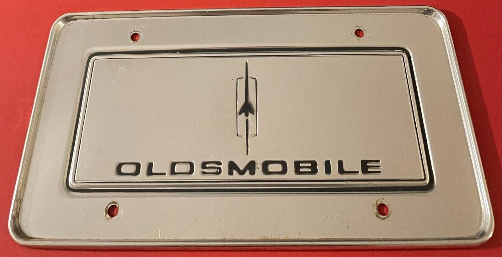 Vintage Oldsmobile Booster License Plate Rocket Toronado Cutlass 442 Olds