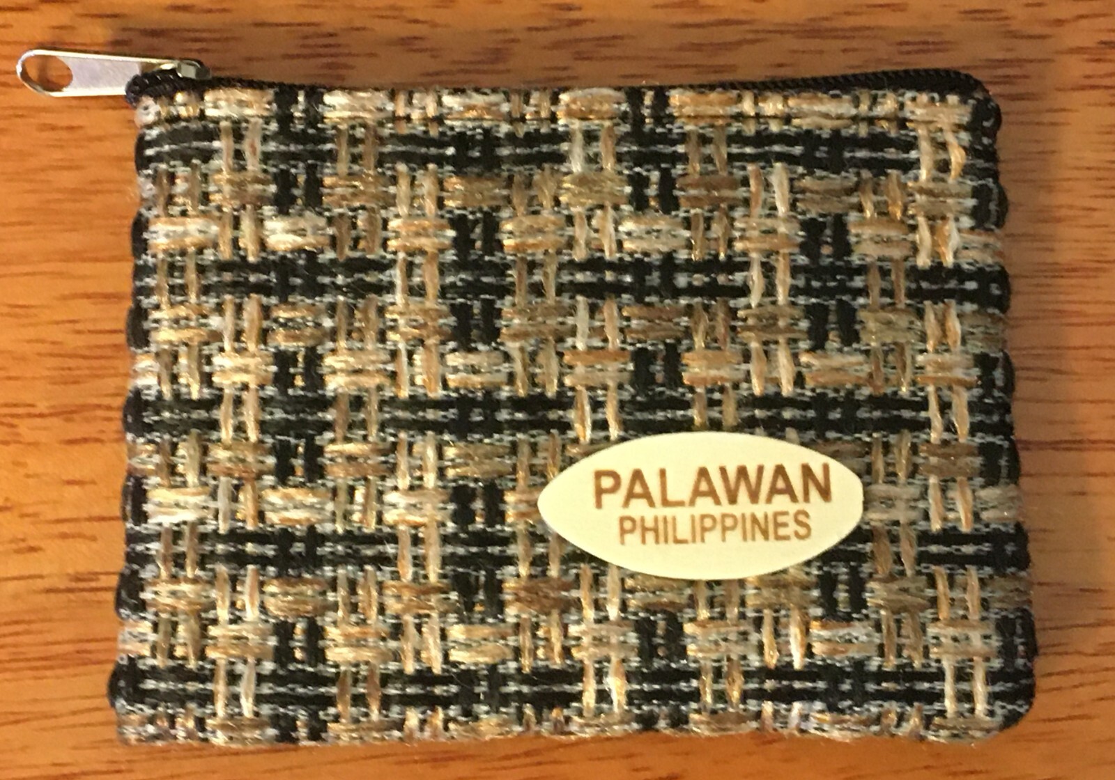Palawan Philippines Handwoven Zippered Coin Purse
