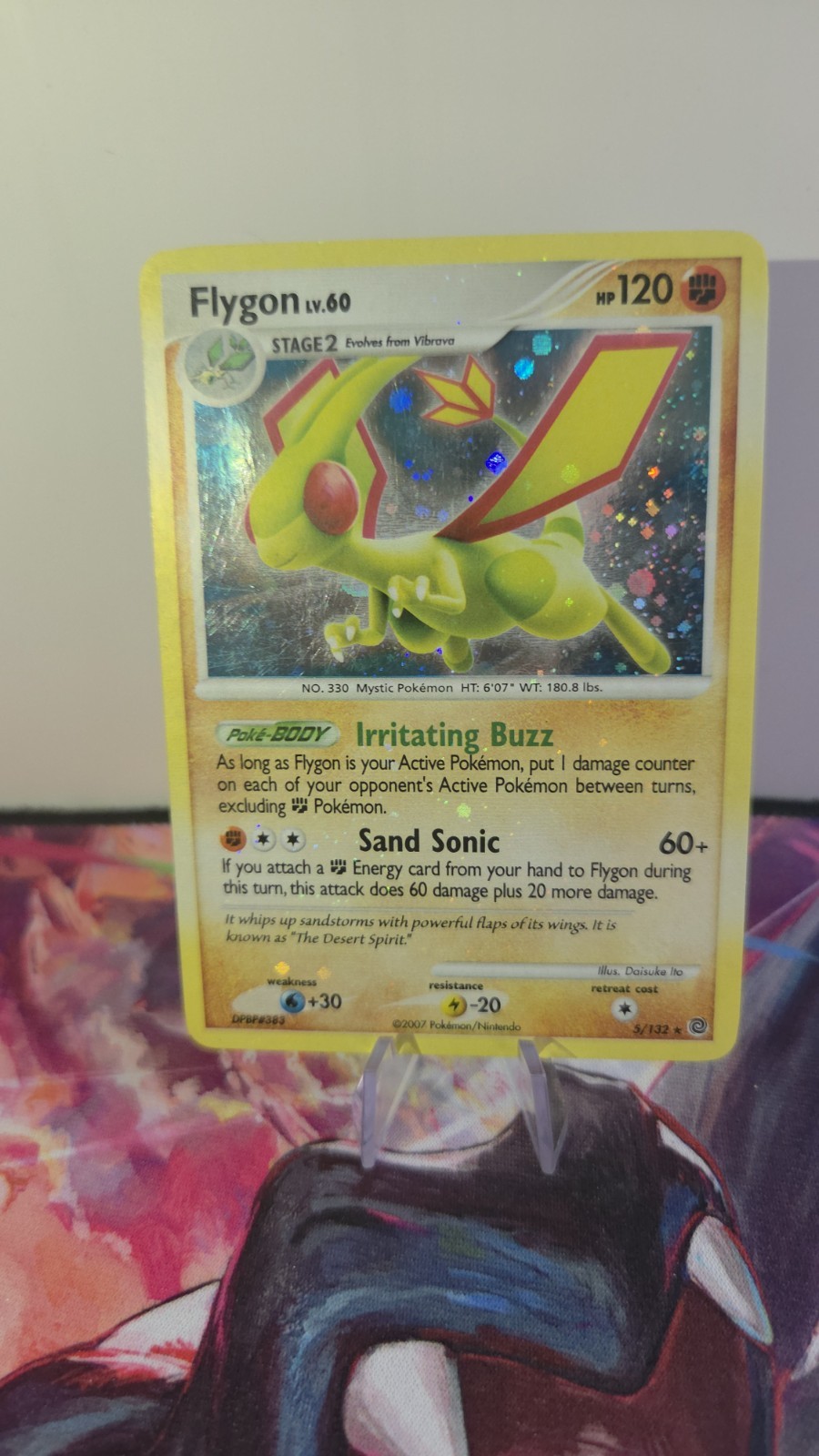 Pokemon TCG - Flygon Lv.60 *Holo Bleed Error* - 2007 Secret Wonders - NM to LP