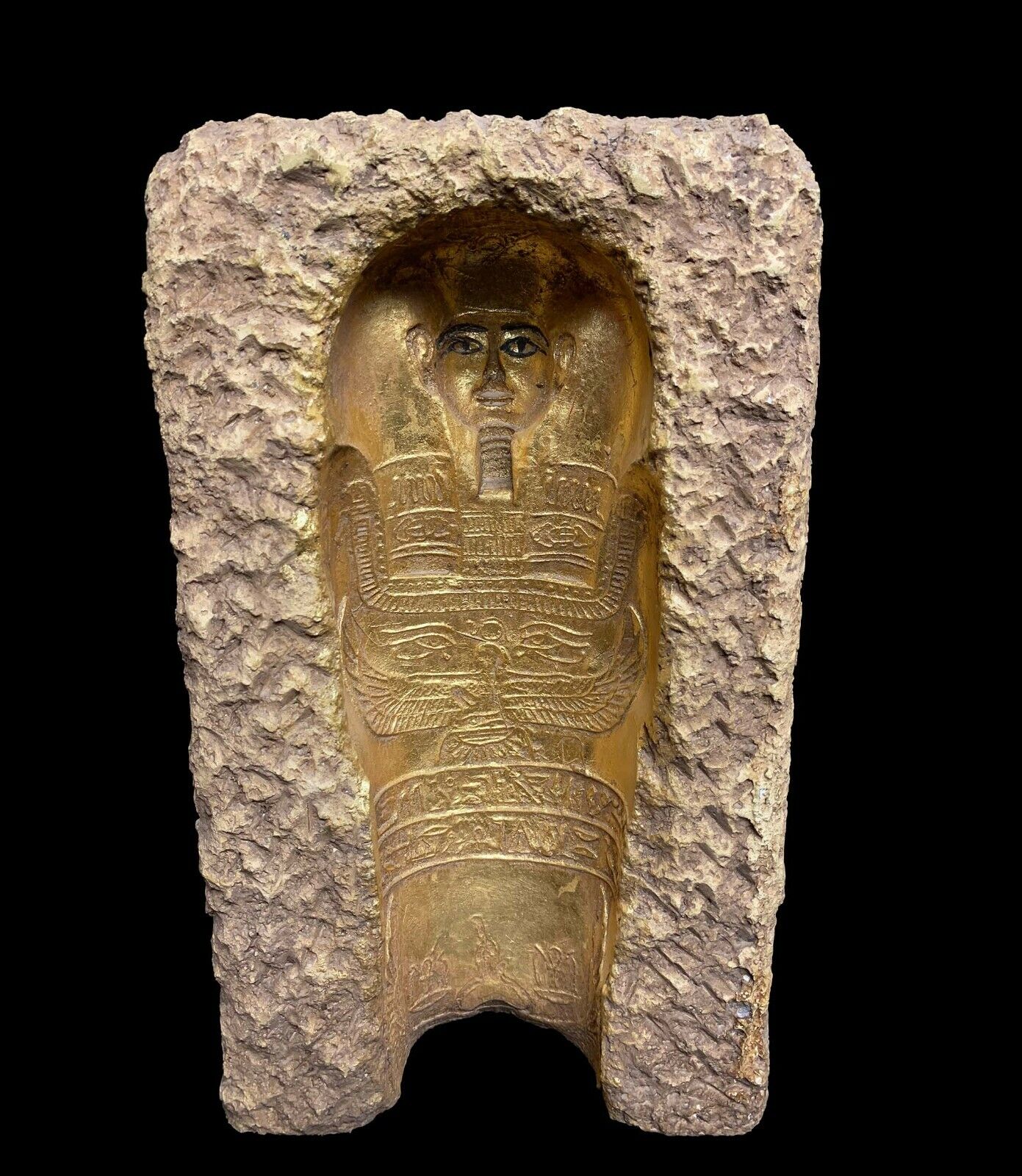 Unique 3D Magic tomb of ISIS Goddess of protection with Thoth God & Osiris God
