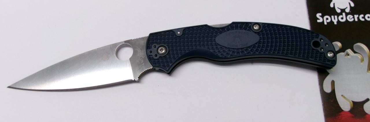 Spyderco C244PDBL Native Chief Lightweight S110V Blade & DARK BLUE Handles NEW
