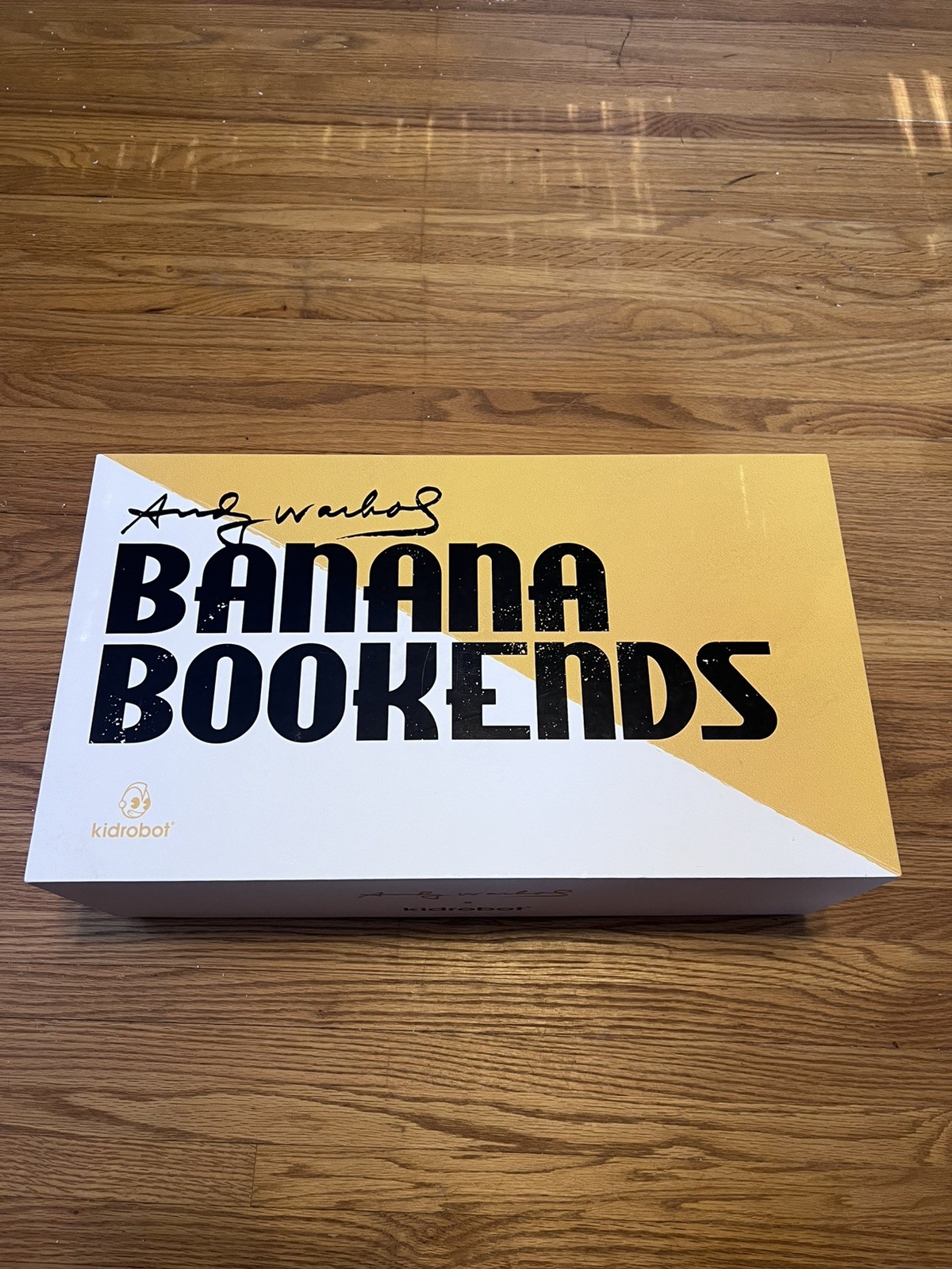 Kidrobot Andy Warhol Art BANANA BOOKENDS 9.5\