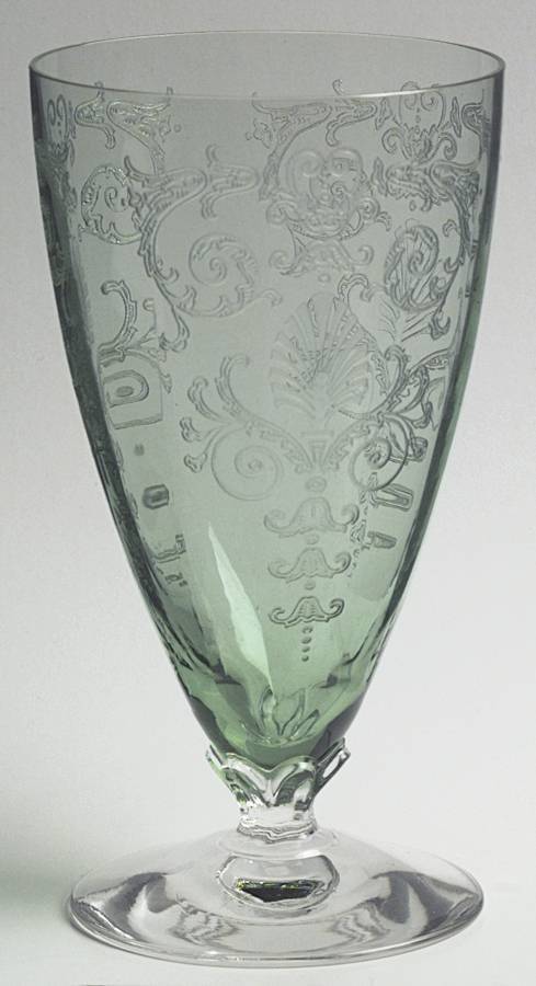 Fostoria Versailles Green  Iced Tea Glass 150708