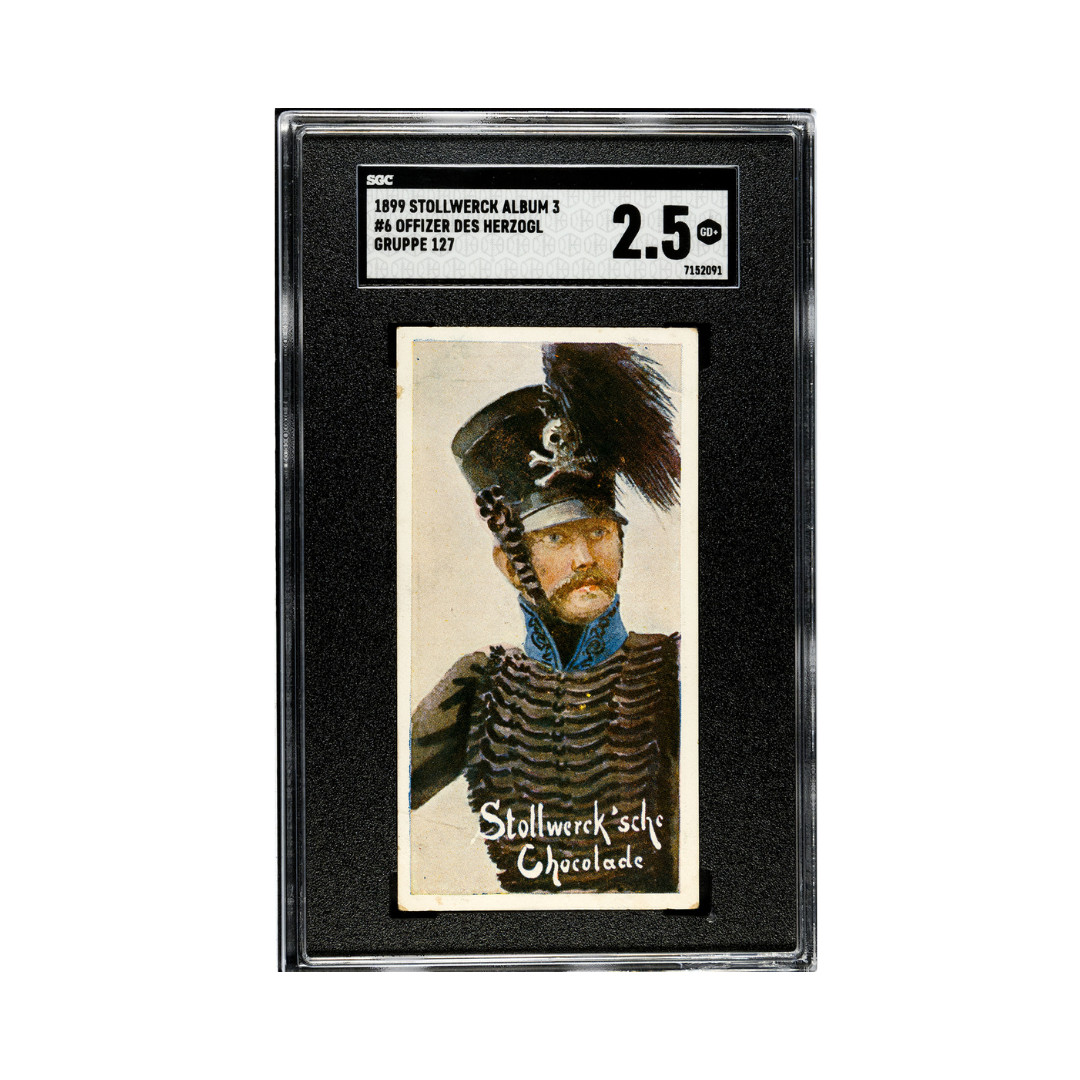 1899 Stollwerck German Military Officer Trade Card Gruppe 127 SGC 2.5 Pre-1900